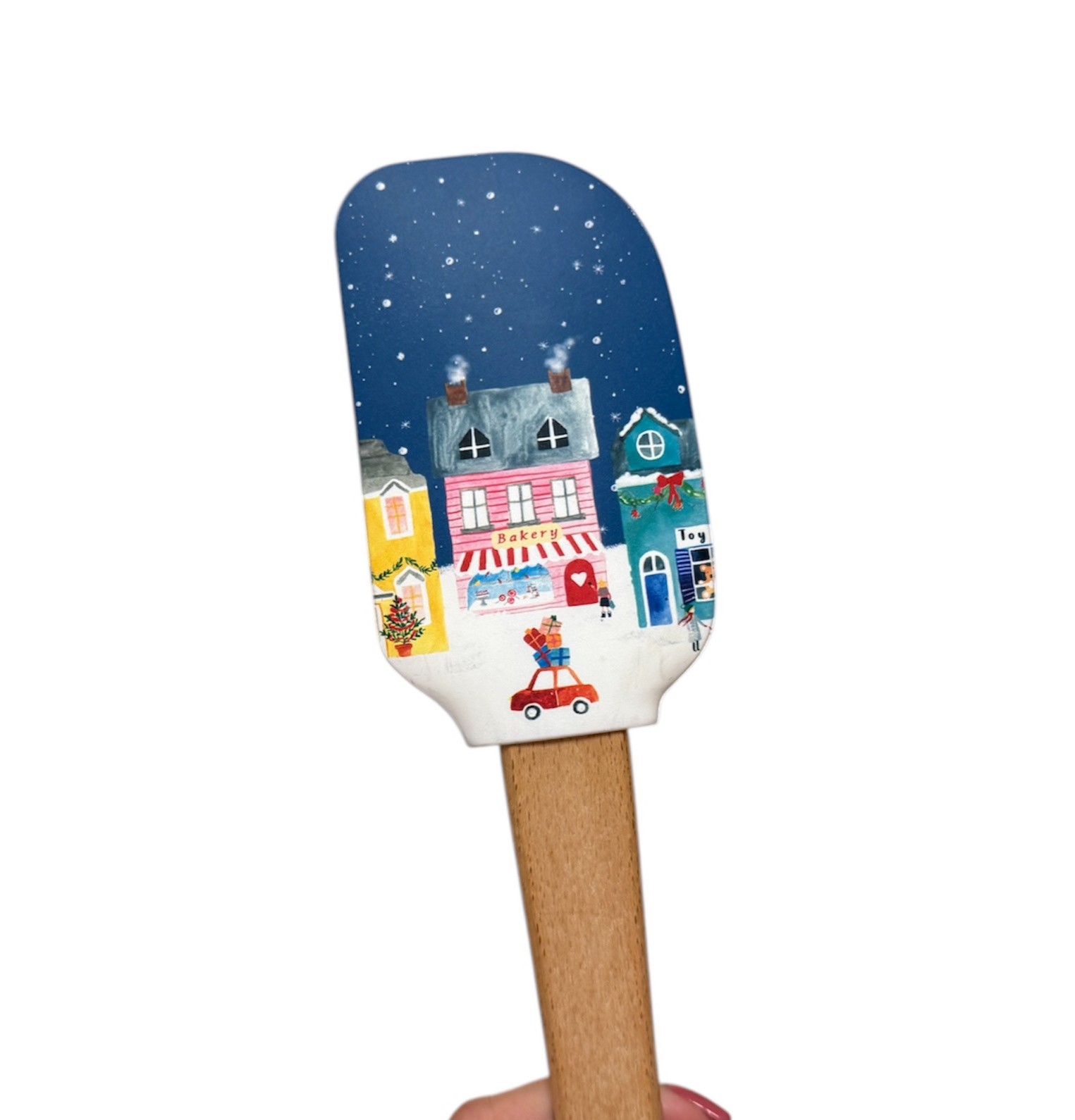 lengua-espátula-silicona-navidad-madera lengua-espátula-silicona-navidad-madera