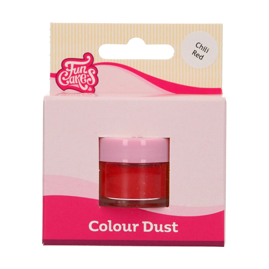 Colorante en polvo color chili red- Funcakes