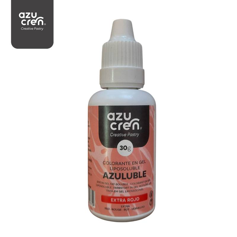 Colorante en gel rojo Liposoluble 30ml – Azucren